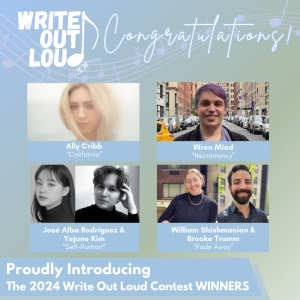 Winners And Finalists Announced for WRITE OUT LOUD 2024 Songwriting Competition