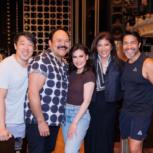 Photos: Julie Chen Moonves Stops By THE HEART OF ROCK AND ROLL On Broadway