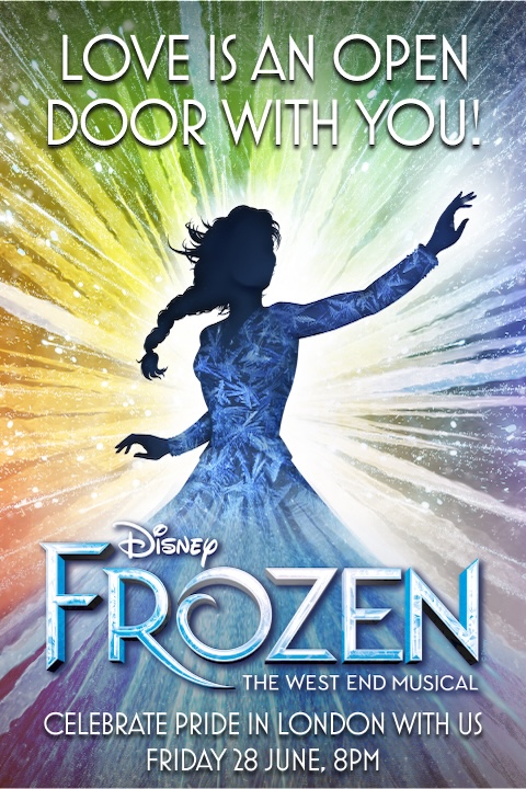 Frozen the Musical Celebrates Pride in London