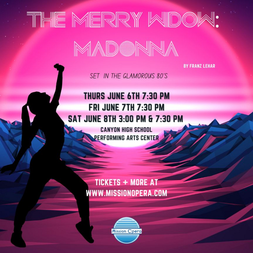 The Merry Widow: Madonna in Broadway Logo