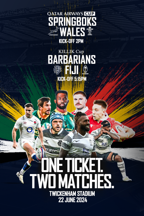 Double Header - South Africa vs Wales & Barbarians vs Fiji